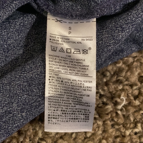 Banana Republic Quick Dry Half Zip Small - Picture 3 of 4